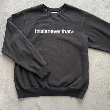 thisisneverthat 블랙 맨투맨 S