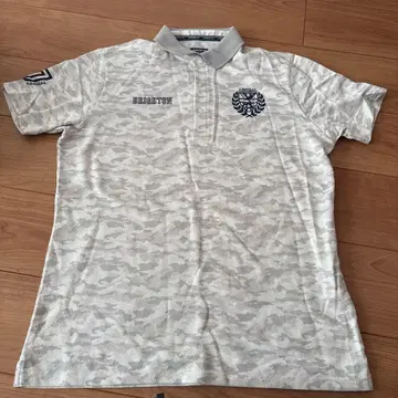 Admiral 골프 셔츠 LL 사이즈 카모 패턴