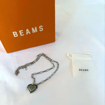 BEAMS 하트 모양 목걸이