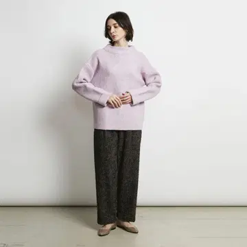 새상품급 엘리오폴 퍼플 계열 니트