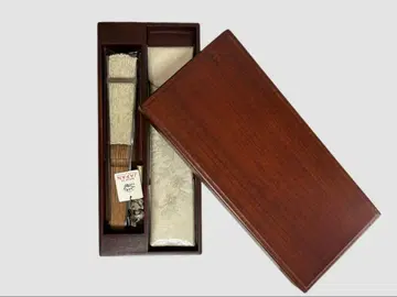 하쿠치쿠도 부채 교토 부채 일본제 미사용 성인식 선물용 인테리어