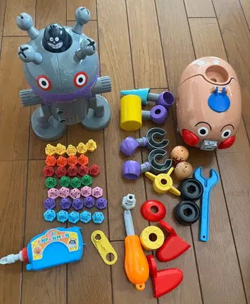 호빵맨 나사나사 호빵맨 호와 나사나사 다다단 DX 부품 부족 있음