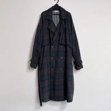 jieDa PLAID TRENCH COAT 체크 트렌치코트 사이즈 1