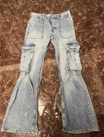 ZARA 데님 카고 팬츠