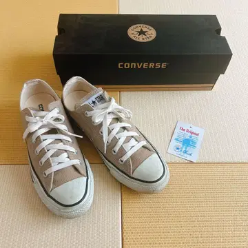 CONVERSE 베이지 스니커즈 컨버스 ALL STAR 별주