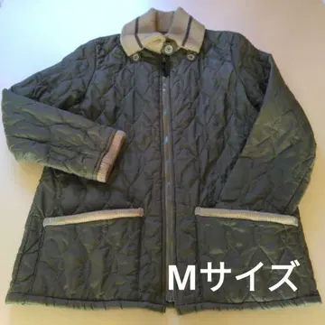 올리브 그린 퀼팅 패딩 자켓 M 사이즈