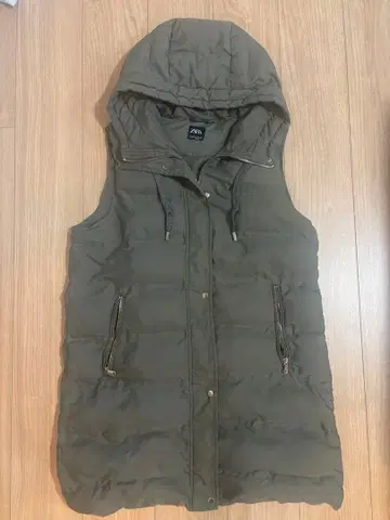 ZARA 롱 다운 베스트