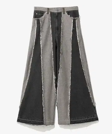 HARE MEGA 플레어 프린지 데님