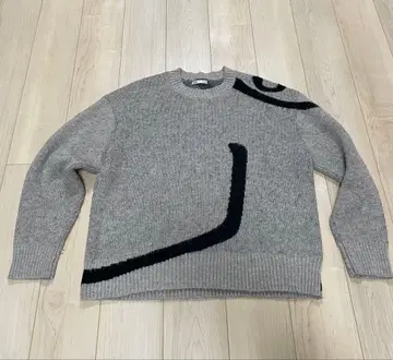 남성용 ZARA 자라 브러쉬 피니쉬 자카드 스웨터 XL