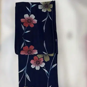네이비 꽃무늬 유카타 단품