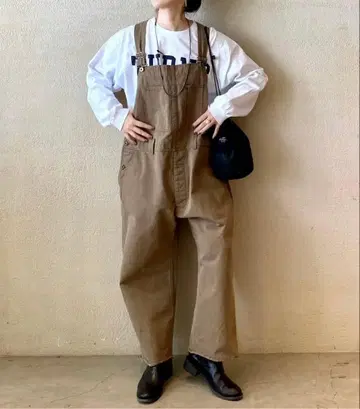 journal standard luxe 빈티지 헤링본 오버롤