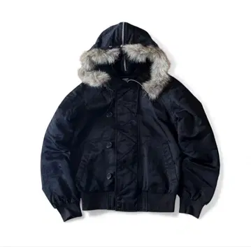 블랙 MA-1 플라이트 자켓 M