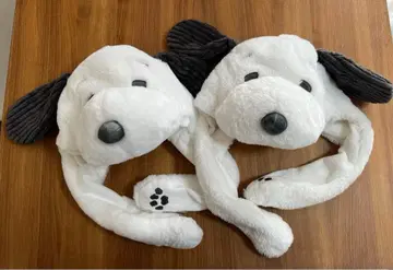 스누피 봉제 인형 햇 기믹