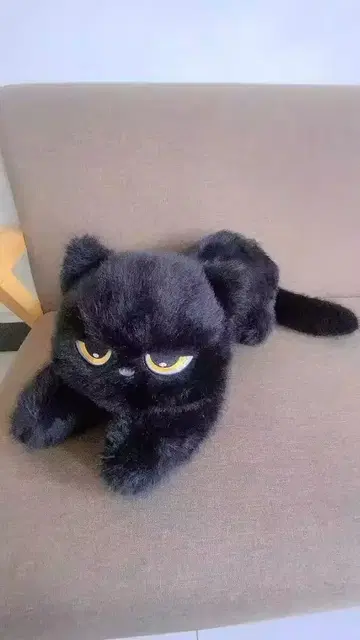검은 고양이 봉제 인형