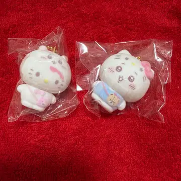 치이카와 산리오 키티 플로키 마스코트 참