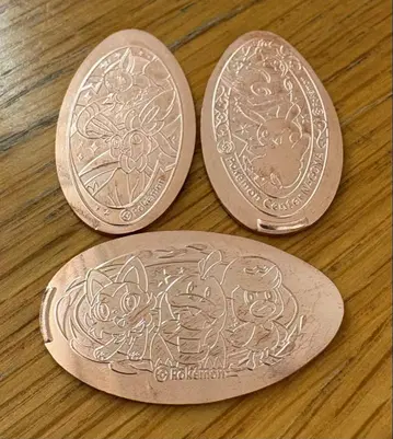 포켓몬 센터 나고야 수베니어 메달 3종 세트