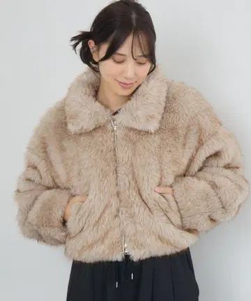 [택 포함 새상품] 퍼 블루종