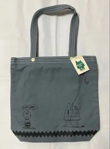 [ 새상품 미사용 ] 이치자와 캔버스 스누피 토트백