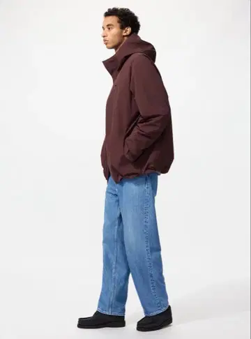 2025 모델 유니클로 와이드 스트레이트 청바지 32인치