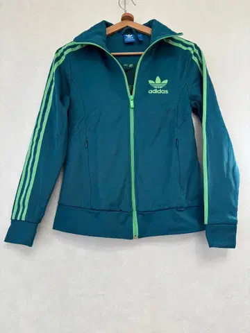 [ 깨끗한 상품 ] adidas originals 그린 풀 지퍼 자켓