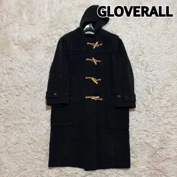 글로버올 몬티 더플 코트 헤링본 경량 블랙