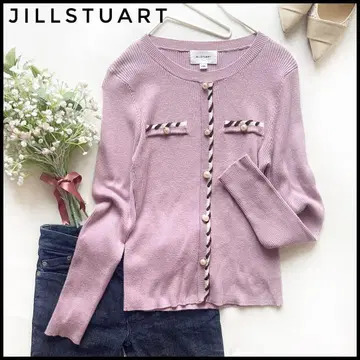 JILLSTUART 질스튜어트 니트 상의 긴팔 가디건풍