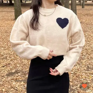 nugu aimey 하트 포인트 니트