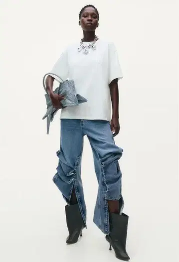 [ 미사용 새상품 ] H&M 글렌 마틴스 디자인 티셔츠 글렌 마틴스