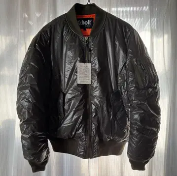 택 포함 새상품 schott ma-1 다운 자켓 샷 세이지 L