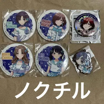 아이돌마스터 샤이니 컬러즈 노크틸 캔뱃지 러버 마스코트 남코