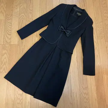 여성용 블랙 포멀 입학식 등