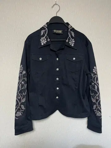 11747391 블랙 데님 자켓