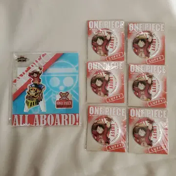 원피스 루피 ALL ABOARD! 아크릴 스탠드 캔뱃지