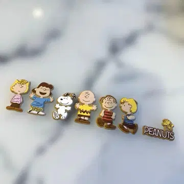 PEANUTS 스누피 쿠키 마그넷 스누피 라이너스 가챠