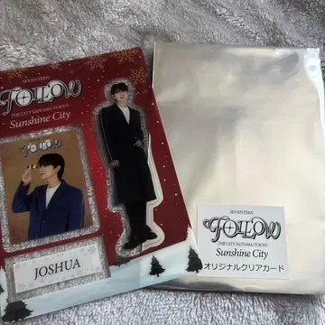 SEVENTEEN JOSHUA 오리지널 클리어 카드