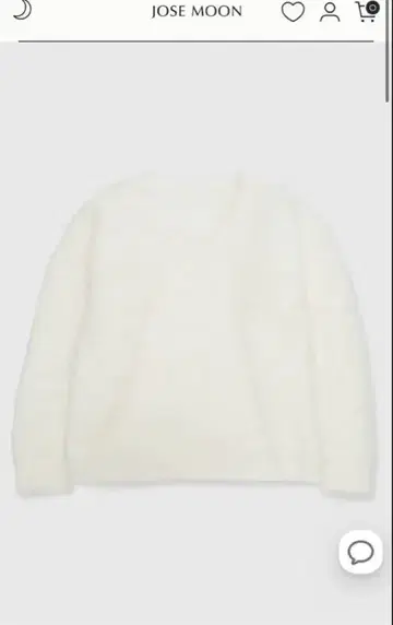 조제문 LAME OVER KNIT 화이트