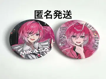 미카사 군 무도관 summer 등신 캔뱃지 2개 세트