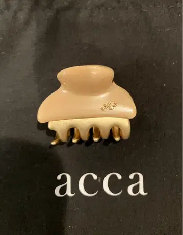 acca 바비 클립 구형 모델 베이지 소 새상품급