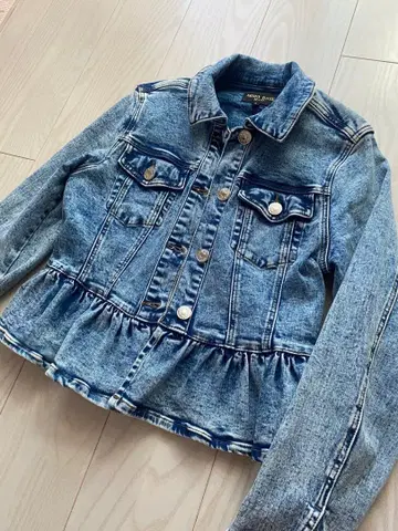 DENNY ROSE 프릴 데님 자켓 S