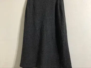 노브랜드 롱 스커트 울 혼방 차콜 새상품급