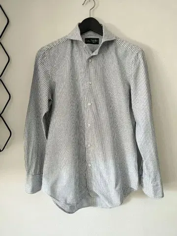 Makers' Shirt 가마쿠라 셔츠 스트라이프 긴팔 셔츠 38