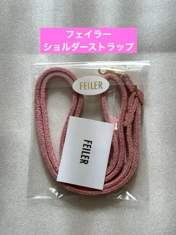 FEILER LOVERARY 숄더 스트랩 핑크