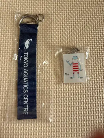 미사용 새상품 TOKYO AQUATICS CENTRE 스트랩 키링
