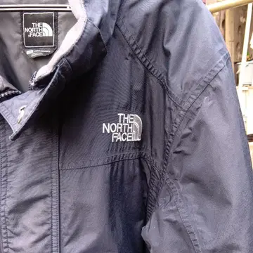 THE NORTH 초하자 있음 네이비 나일론 자켓