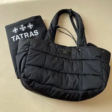 TATRAS 블랙 마더백 수납 봉투 포함