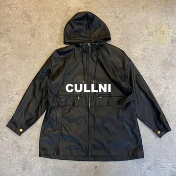 CULLNI Faux Leather Layered half coat 1
