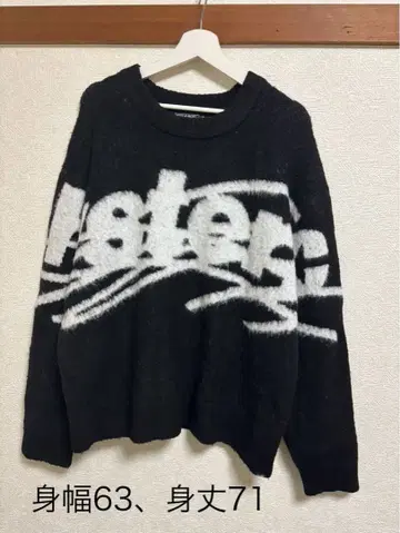 HYSTERIC GLAMOUR genzai 니트 L 사이즈 블랙