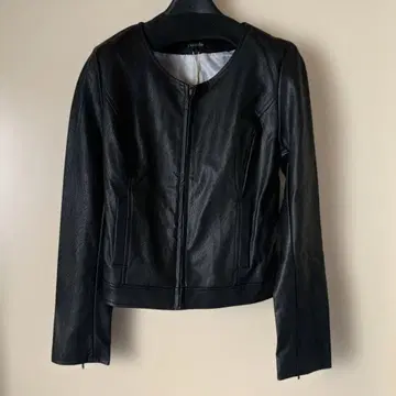 블랙 가죽 자켓 택 포함