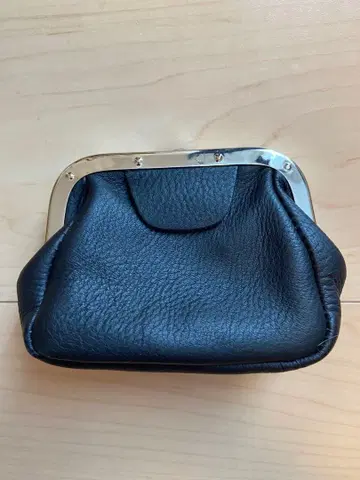 가죽 가마구치 지갑