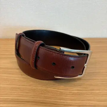 CARMINA 칼미나 다크 브라운 가죽 벨트